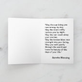 Apacheの滝グリーティングカー賛美ド カード (内部)