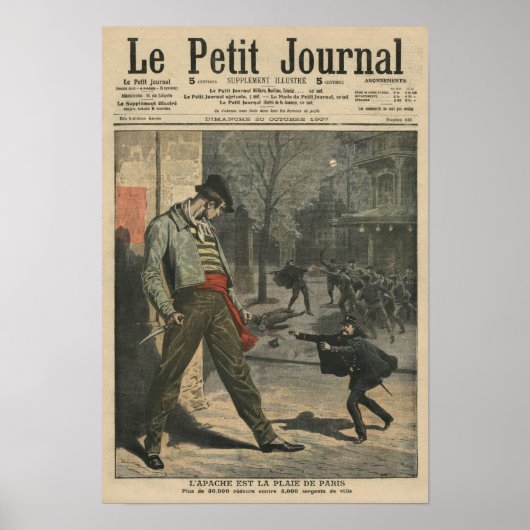 apacheはパリの迷惑だ ポスター (正面)