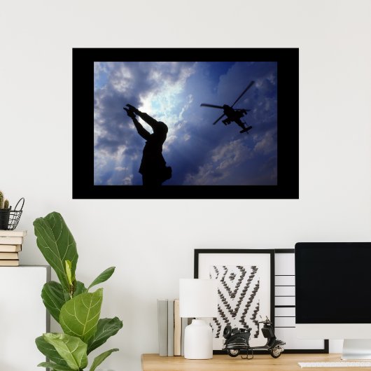 Apacheテイクオフ ポスター (ホームオフィス)