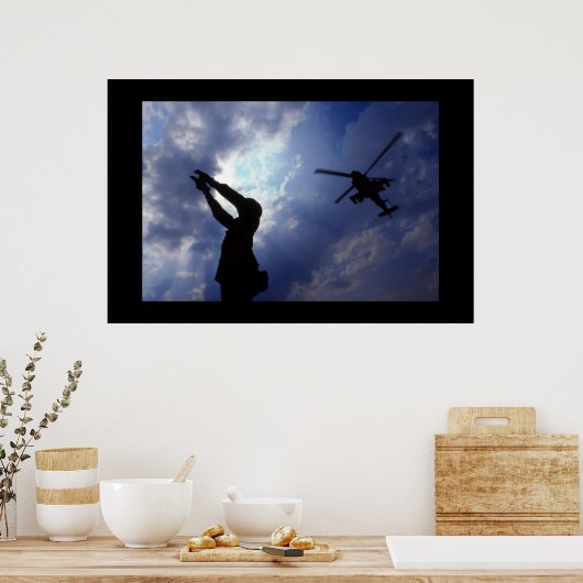 Apacheテイクオフ ポスター (キッチン)