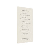 Apache結婚の賛美Burlapのフェイク背景 メタルプリント (3/4)