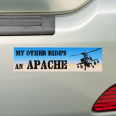 Apache3 バンパーステッカー (車上)