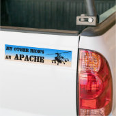 Apache3 バンパーステッカー (トラック上)