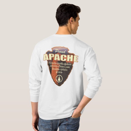 Apache (矢印) tシャツ (裏面フル)