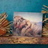 Apache Ambush (キャンバス上の油) フォトプラーク (側面)