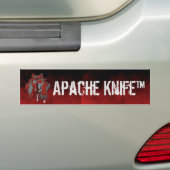 Apache Kinfe ™️🇺🇸 Bumper ®️ステッカー バンパーステッカー (車上)