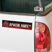 Apache Kinfe ™️🇺🇸 Bumper ®️ステッカー バンパーステッカー (トラック上)