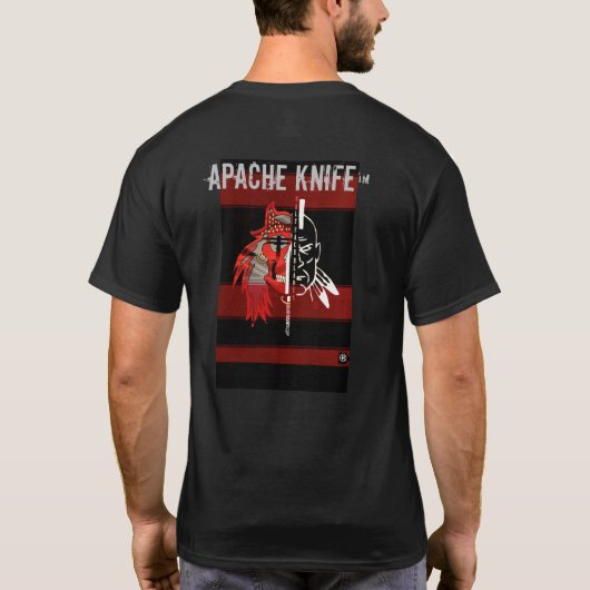 Apache Kinfe®️™️🇺 ShadowWolf Blades T-Shirt（Apach Tシャツ (裏面)