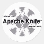 Apache Knife™ 11シール ラウンドシール (正面)