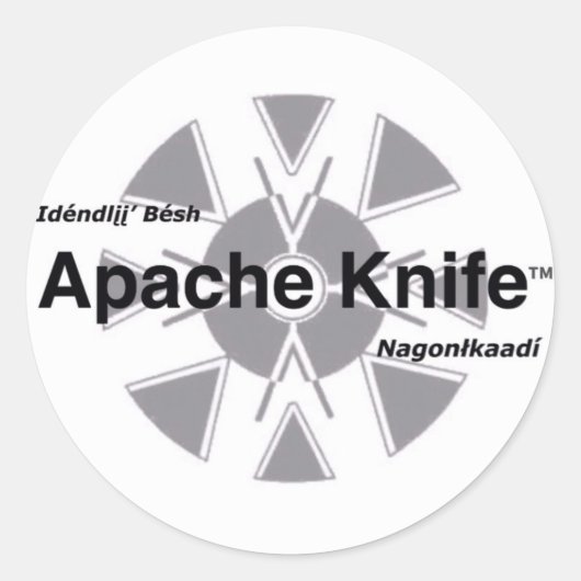 Apache Knife™ 11シール ラウンドシール (正面)