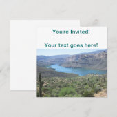 Apache Lakeビュー 招待状 (正面/裏面)