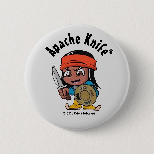 Apache Nife®™ Apache Kid 1.B 缶バッジ (正面)