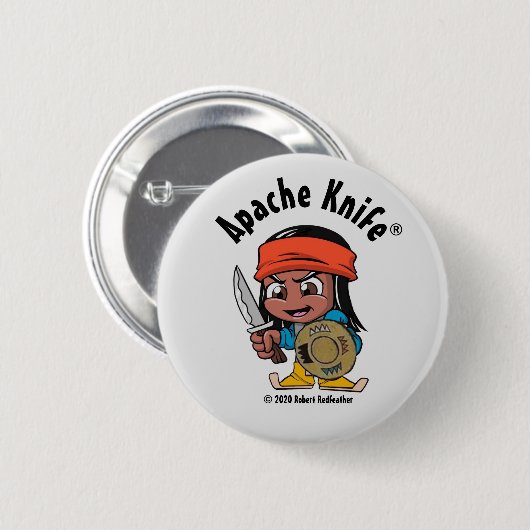 Apache Nife®™ Apache Kid 1.B 缶バッジ (正面&裏面)