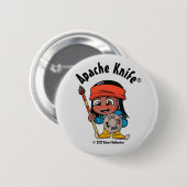 Apache Nife®™ Apache Kid 4.Bボタン 缶バッジ (正面&裏面)