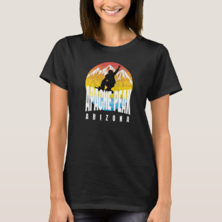 Apache Peak Snowboarder 70s 80s時代Apache Peak AZ Tシャツ