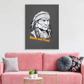 Apache Streched Canvas Print キャンバスプリント (インサイチュ (リビング))