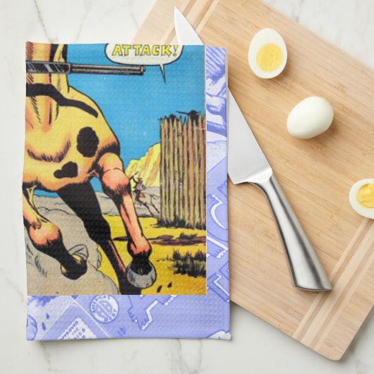 Apache Trail #1 キッチンタオル (四つ折り)