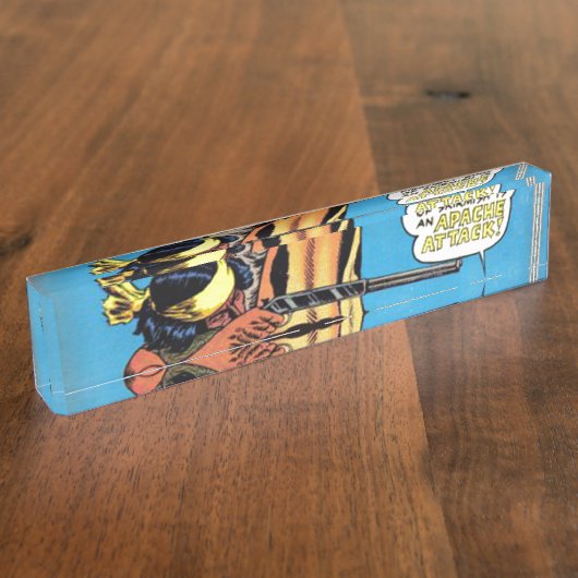 Apache Trail #1 デスクネームプレート (側面)