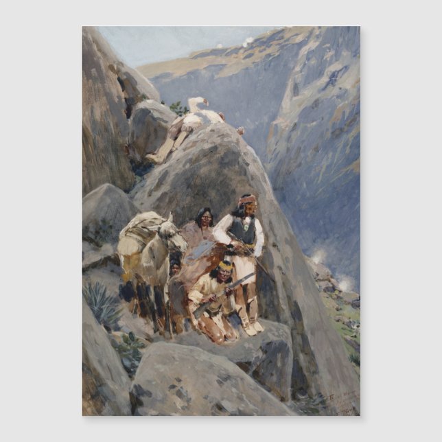 Apache Warriors：アメリカの騎兵隊の待ち伏せ (正面)