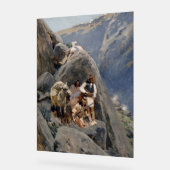 Apache Warriors:アメリカの騎兵隊の待ち伏せ アクリルサイン (傾斜)