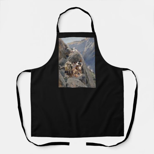 Apache Warriors:アメリカの騎兵隊の待ち伏せ エプロン (正面)