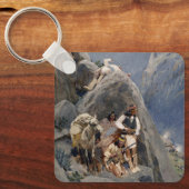 Apache Warriors:アメリカの騎兵隊の待ち伏せ キーホルダー (正面)