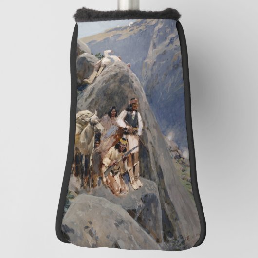 Apache Warriors：アメリカの騎兵隊の待ち伏せ ゴルフヘッドカバー (回転90)