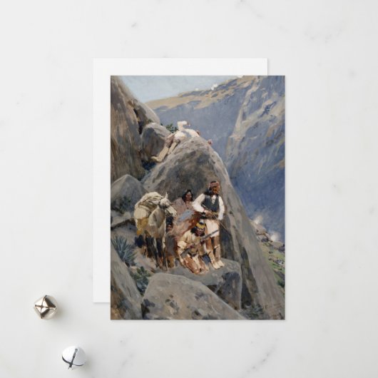 Apache Warriors:アメリカの騎兵隊の待ち伏せ シーズンカード (正面/裏面インサイチュ)