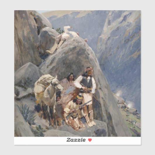 Apache Warriors:アメリカの騎兵隊の待ち伏せ シール (シート)