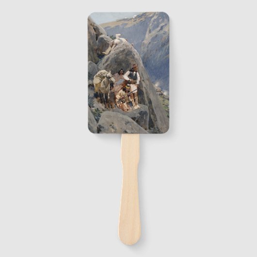 Apache Warriors：アメリカの騎兵隊の待ち伏せ ハンドファン (正面)