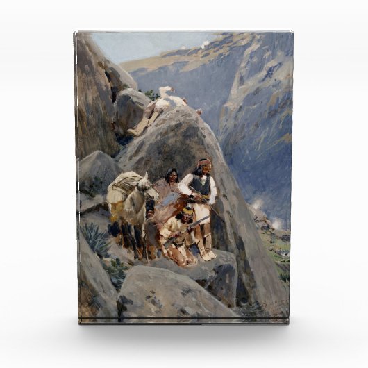 Apache Warriors：アメリカの騎兵隊の待ち伏せ フォトブロック (正面)