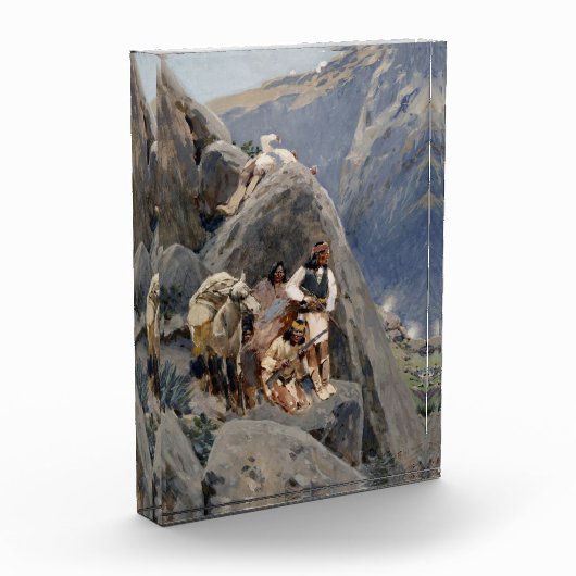 Apache Warriors：アメリカの騎兵隊の待ち伏せ フォトブロック (左)