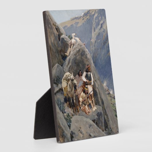 Apache Warriors：アメリカの騎兵隊の待ち伏せ フォトプラーク (側面)