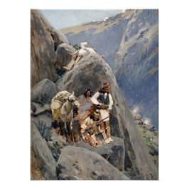 Apache Warriors:アメリカの騎兵隊の待ち伏せ フォトプリント