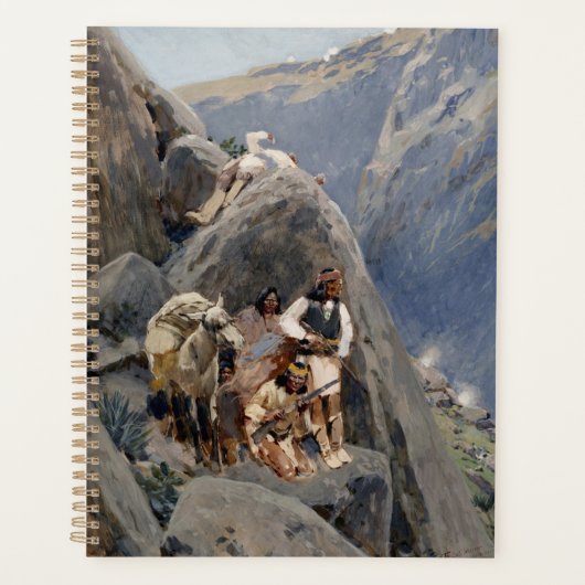 Apache Warriors：アメリカの騎兵隊の待ち伏せ プランナー手帳 (正面)