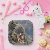 Apache Warriors:アメリカの騎兵隊の待ち伏せ ペーパープレート (パーティー)