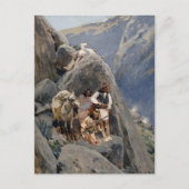 Apache Warriors:アメリカの騎兵隊の待ち伏せ ポストカード (正面)