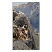 Apache Warriors：アメリカの騎兵隊の待ち伏せ マグネット名刺 (正面縦)