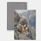 Apache Warriors:アメリカの騎兵隊の待ち伏せ マグネット (正面/裏面)