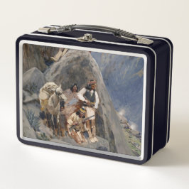 Apache Warriors:アメリカの騎兵隊の待ち伏せ メタルランチボックス