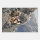 Apache Warriors:アメリカの騎兵隊の待ち伏せ ラッピングペーパーシート (正面2)