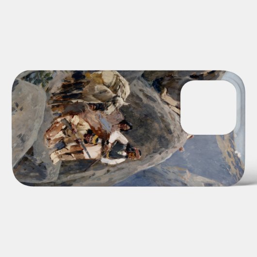 Apache Warriors：アメリカの騎兵隊の待ち伏せ Case-Mate iPhoneケース (裏面 (横))