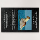 Apache Wedding Blessing Arabian thoroughbred horse ジグソーパズル (横)