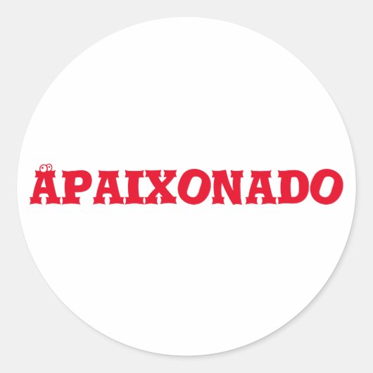 Apaixonado ラウンドシール (正面)