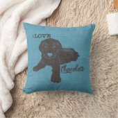 APAL -チョコレートラブラドール|の愛犬家の枕 クッション (ブランケット)