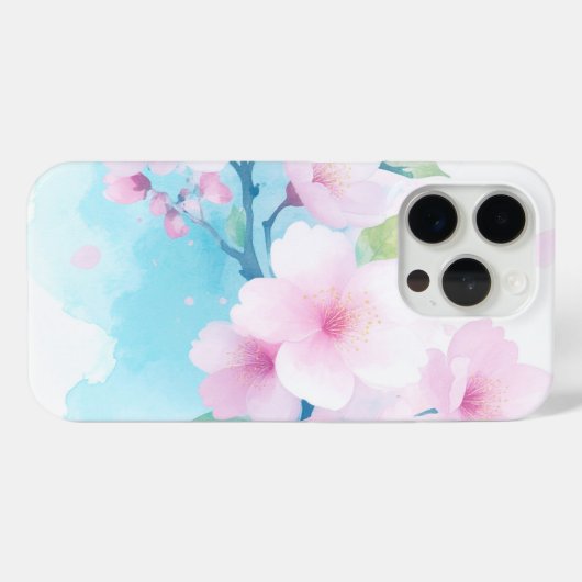 apanese Cherry Blossom iPhone Case Case-Mate iPhoneケース (裏面 (横))