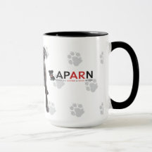 APARNのパグは黒を15のozの信号器のマグ置き去りにしませんでした