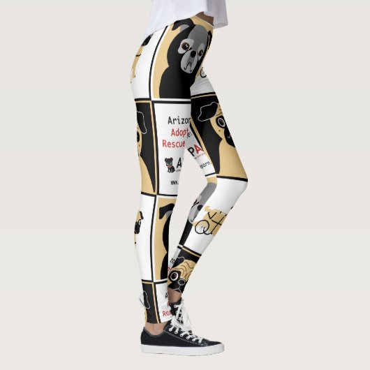 APARNの救助のパグのカスタムのレギンス レギンス (右)