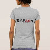 APARNノプグアフタ離れーベラキャンバスティー Tシャツ (裏面)