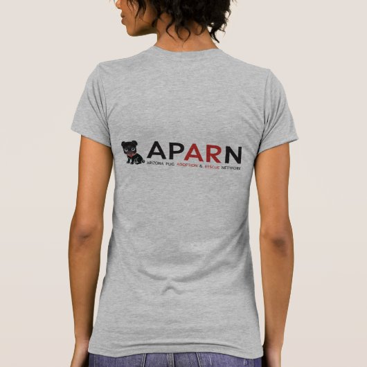 APARNノプグアフタ離れーベラキャンバスティー Tシャツ (裏面)